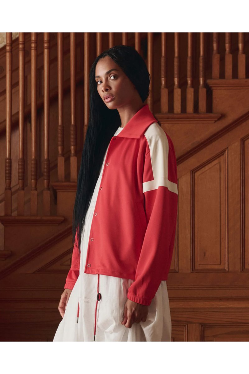 The Great the trainer jacket  back