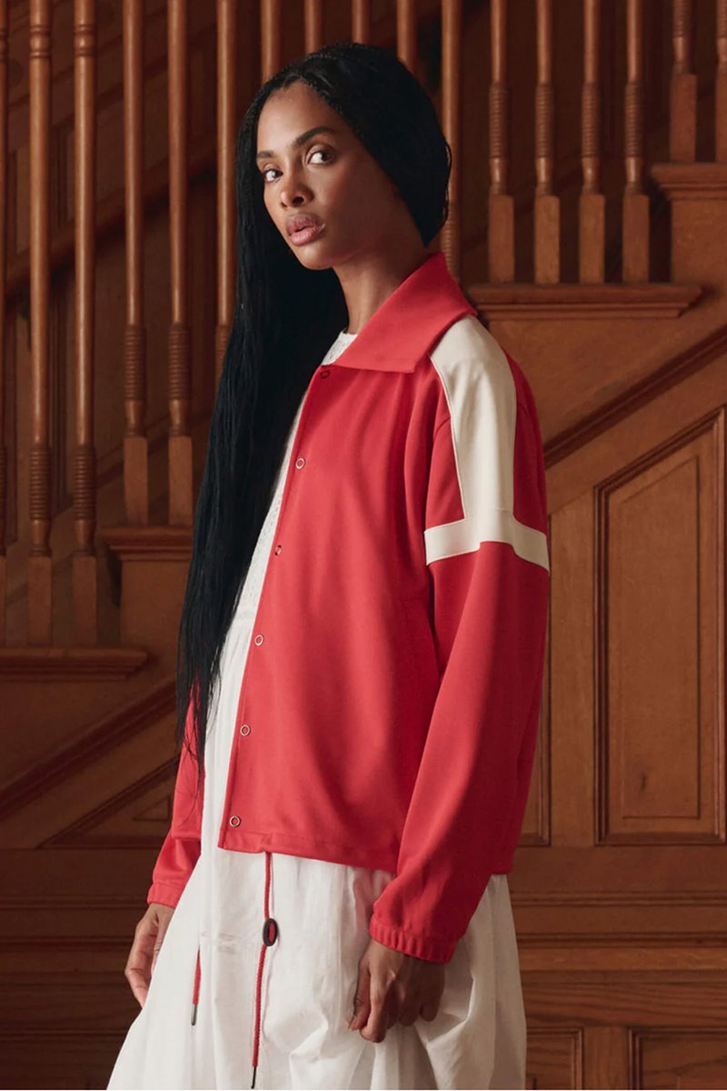 The Great the trainer jacket  back