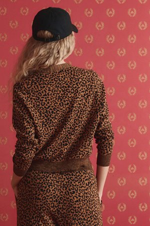 The Great the shrunken v neck cardigan  back