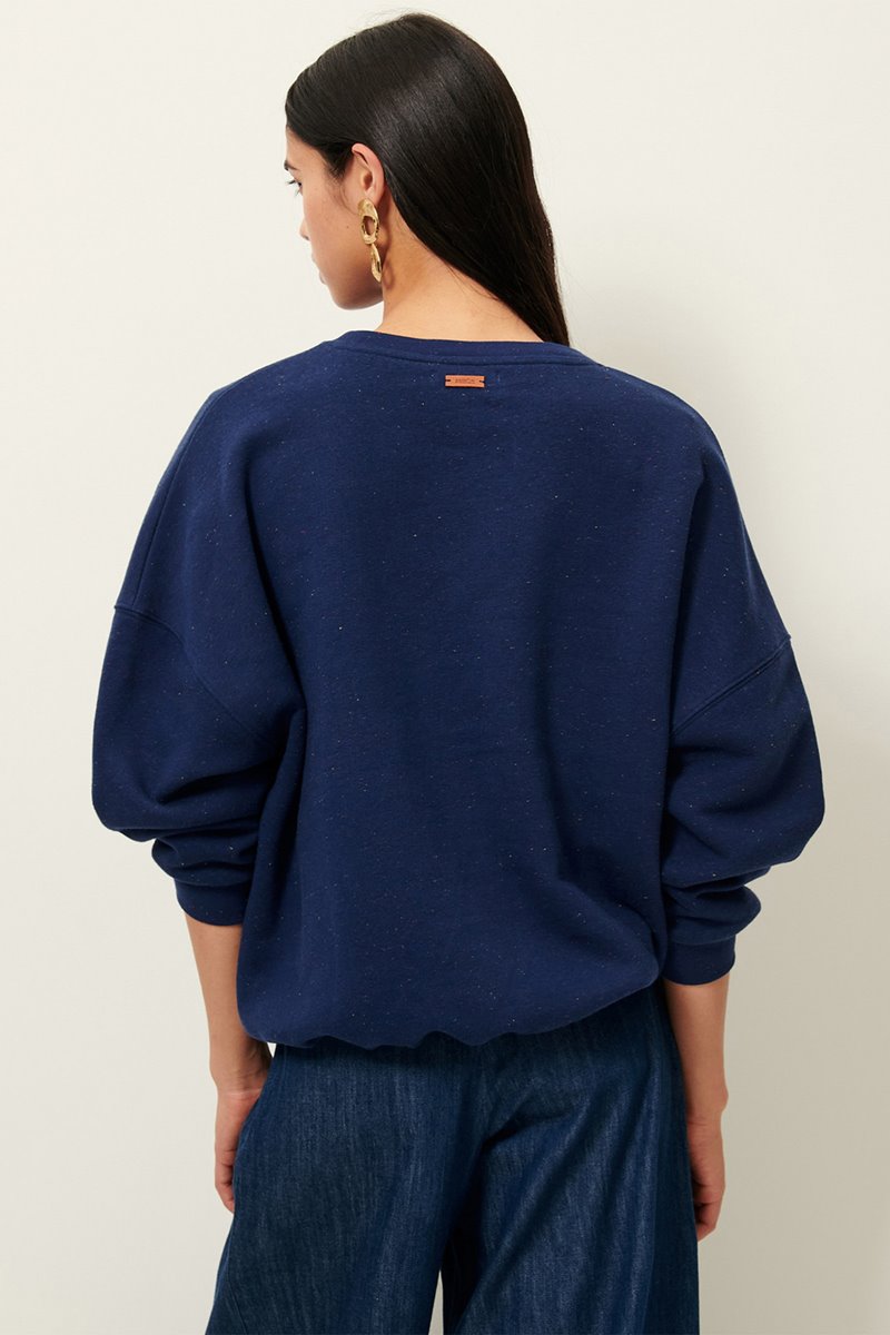 Sessun chebbi sweatshirt navy back