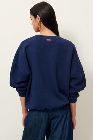 Sessun chebbi sweatshirt navy back