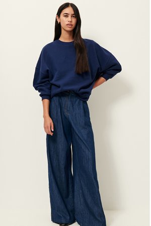 Sessun chebbi sweatshirt navy side