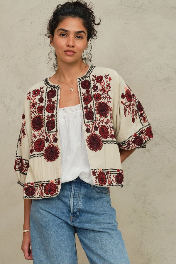 M.A.B.E Greta Embroidered Jacket 