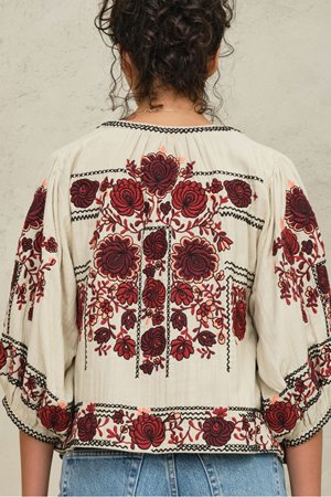 M.A.B.E greta embroidered jacket  back