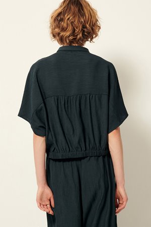 Sessun alfassa top smoke green side