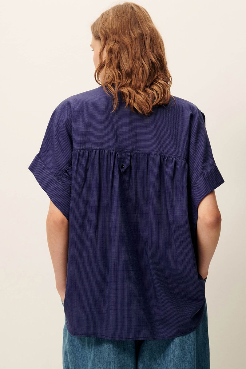 Sessun camille top blue side