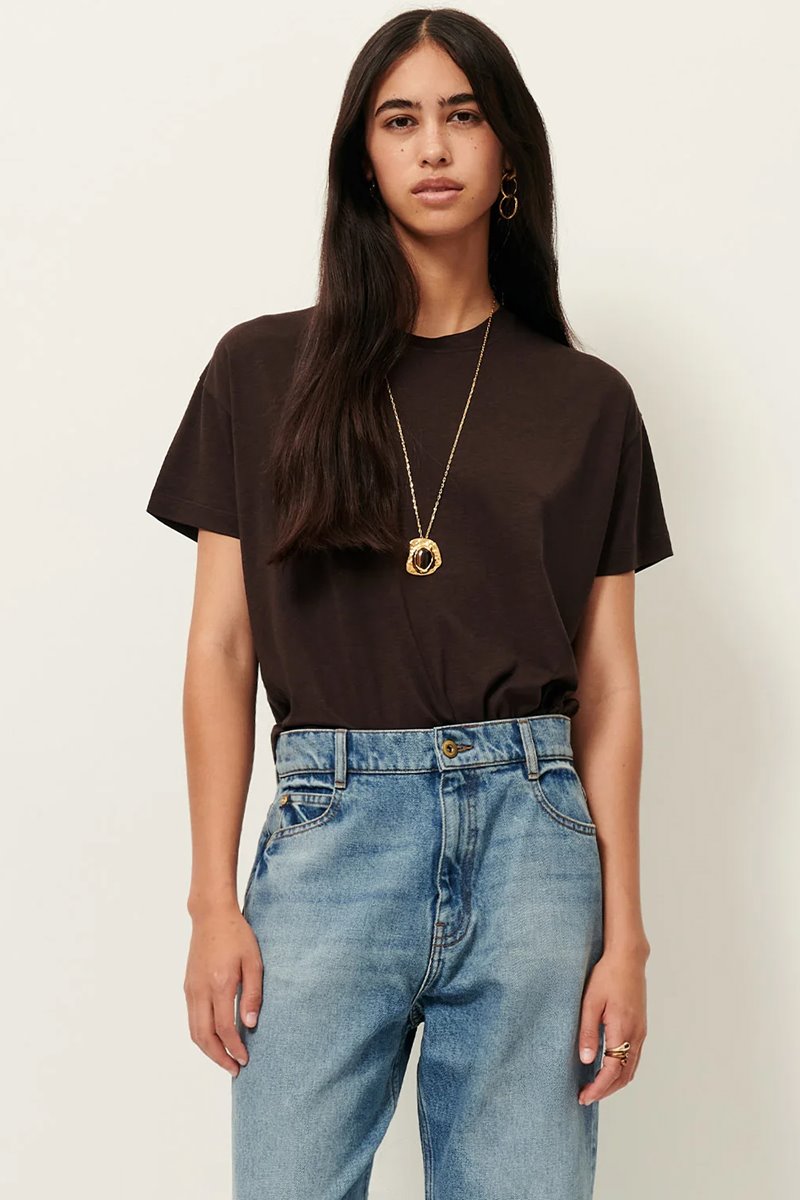 Sessun too t-shirt espresso