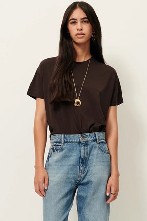 Sessun too t-shirt espresso