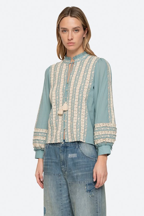 Sea NY Kirsten Long Sleeve Top