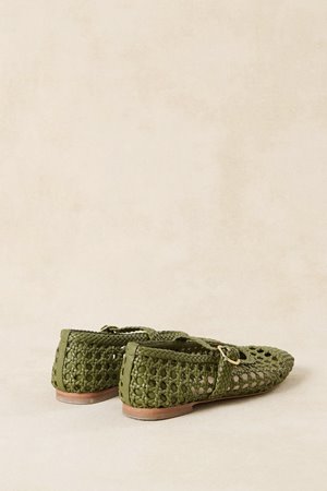 Petite Mendigote carlita ballerina green back