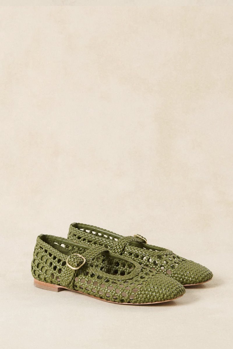 Petite Mendigote carlita ballerina green side