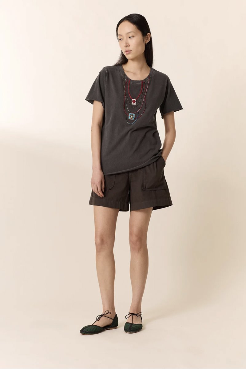 Leon & Harper toro tee carbon detail