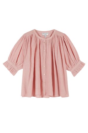 Emile et Ida donatella blouse antibes pink back
