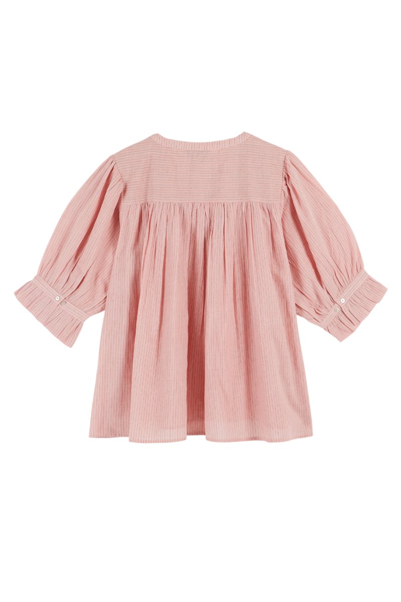 Emile et Ida donatella blouse antibes pink side