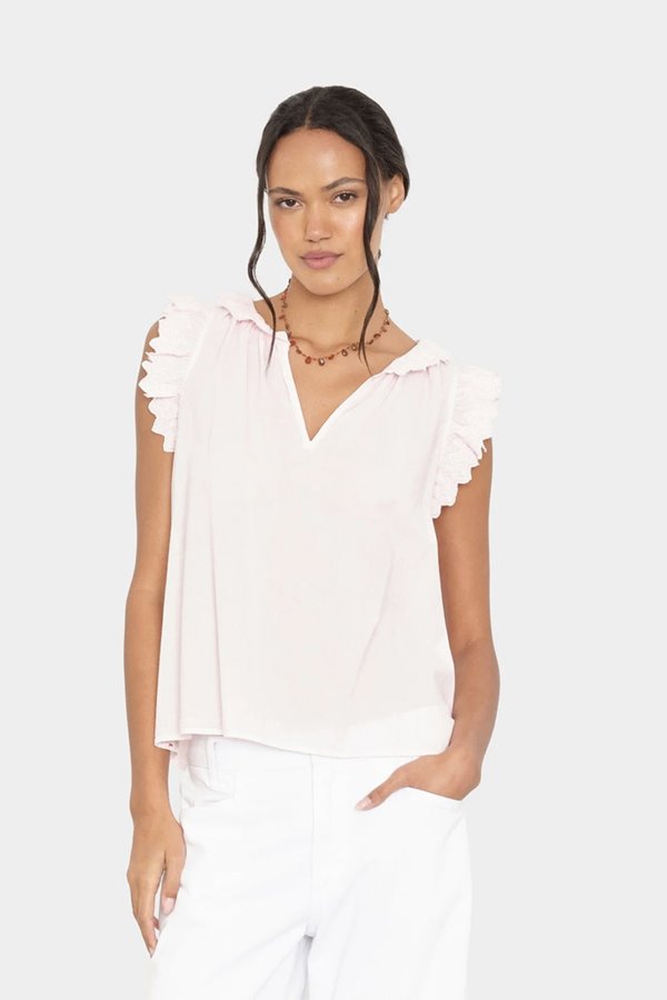 Xirena  bexie top pale rose