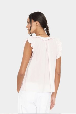 Xirena  bexie top pale rose side