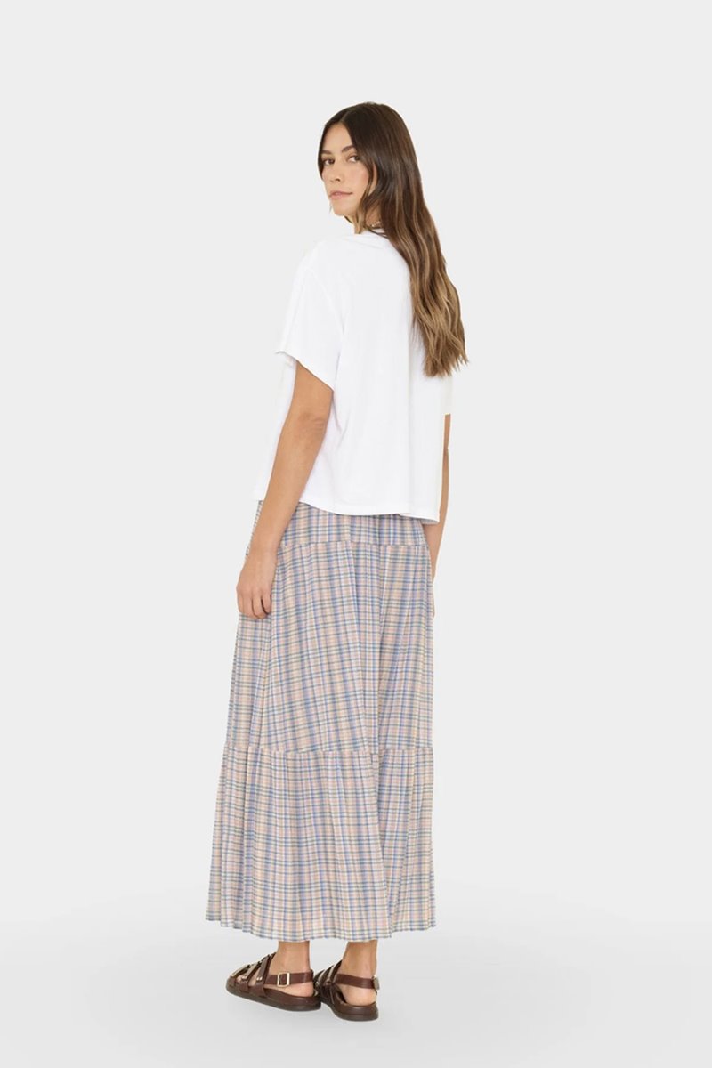 Xirena  alexia skirt blue bayou side