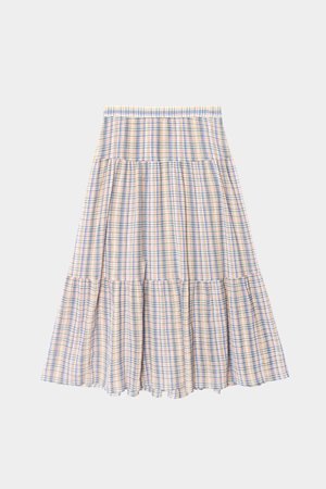 Xirena  alexia skirt blue bayou detail