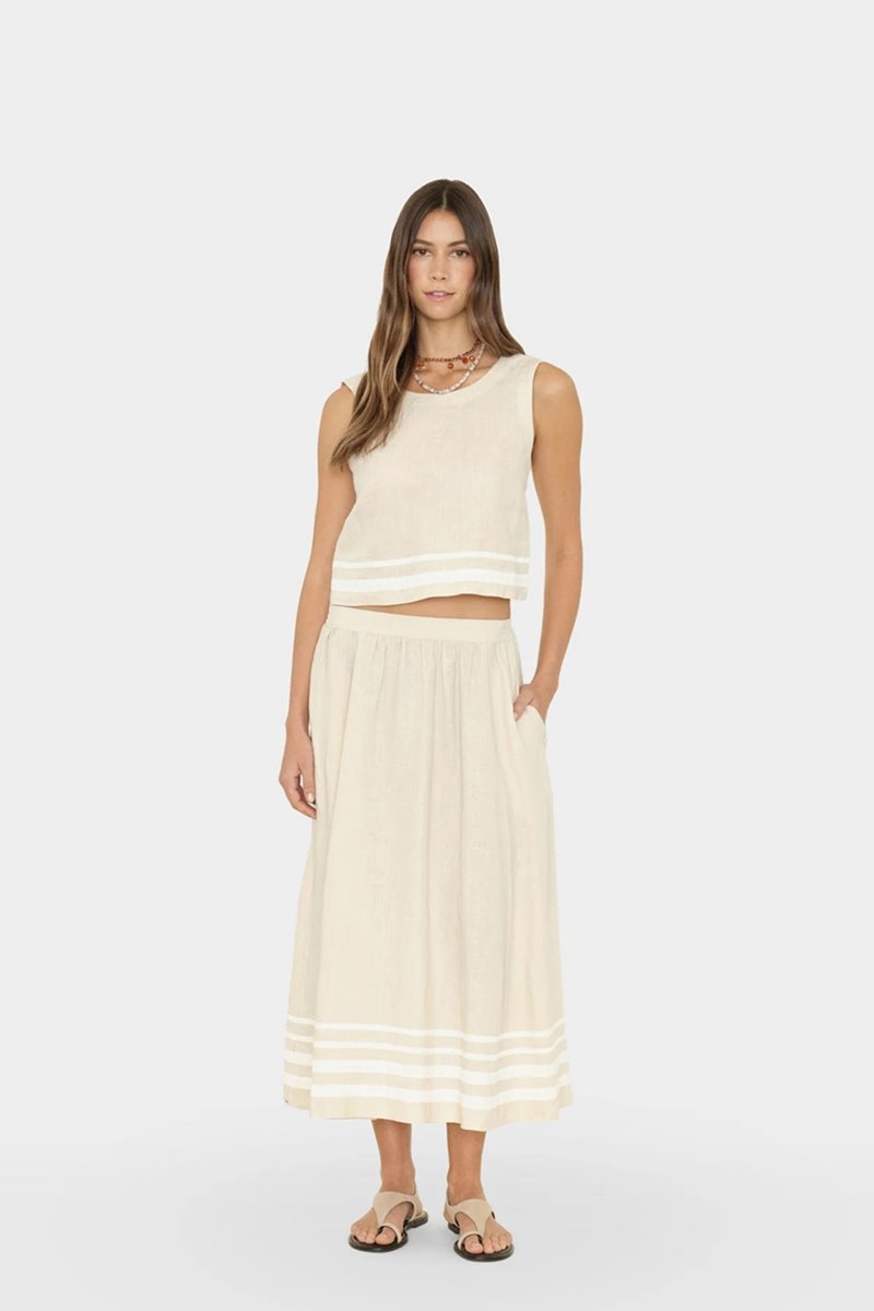 Xirena  lucille skirt winds linen