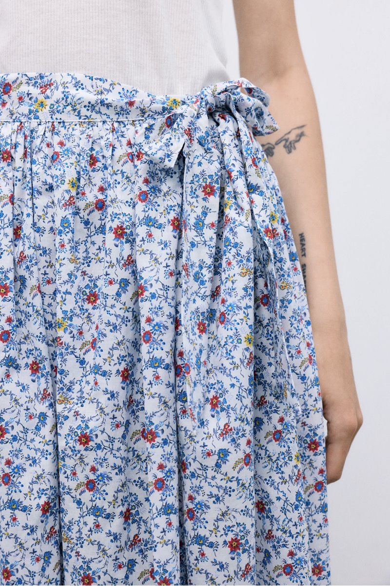 The New Society cloe skirt back