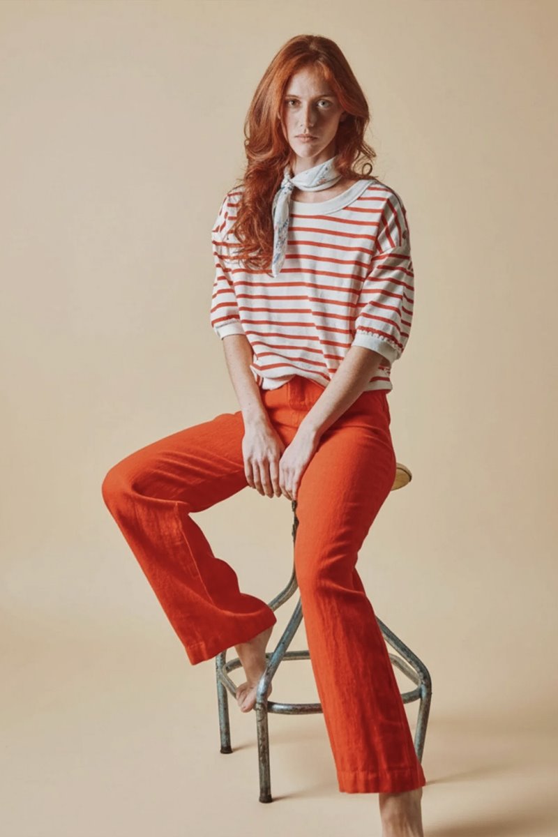 Emile et Ida dori short sleeve red