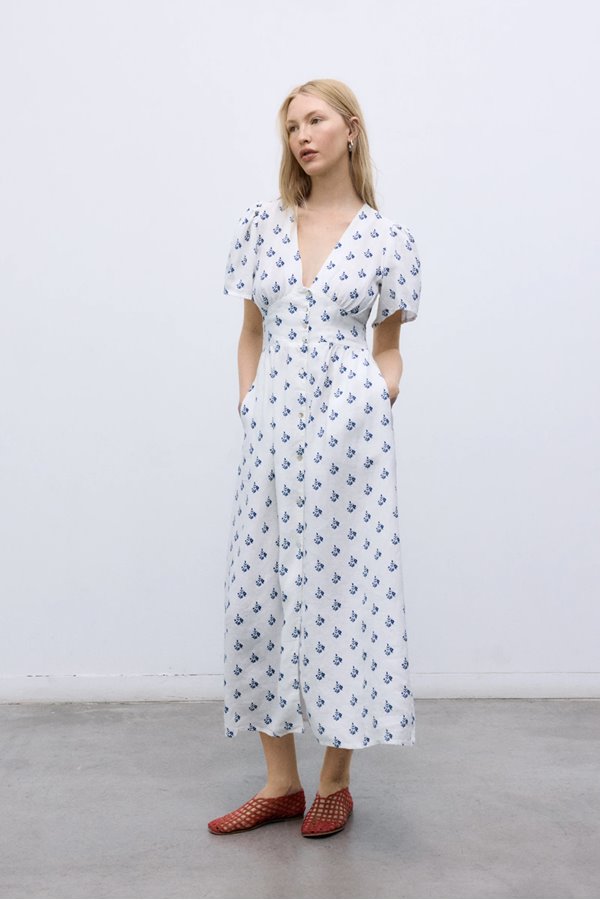 The New Society Melissa Dress Print