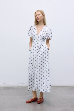 The New Society melissa dress print