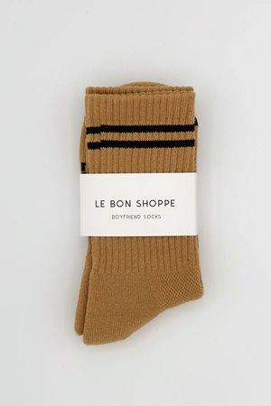 Le Bon Shoppe boyfriend sock biscotti
