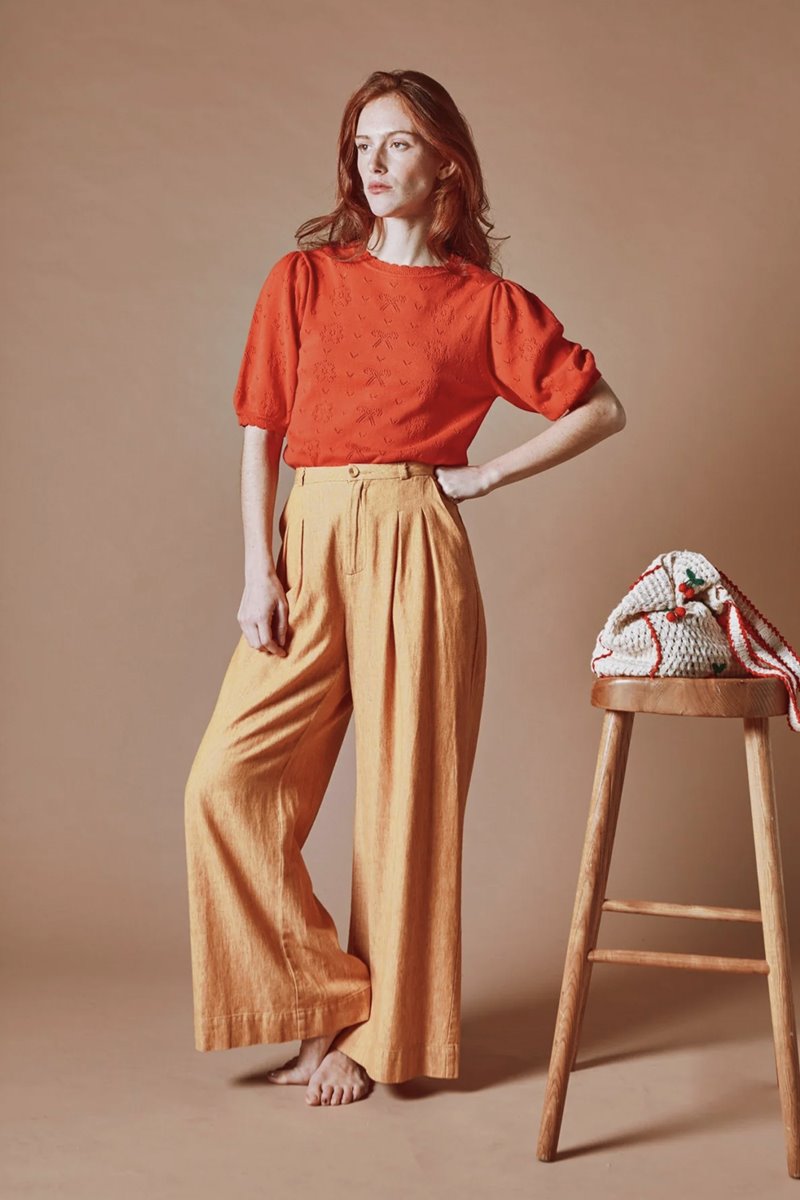 Emile et Ida daim trouser back