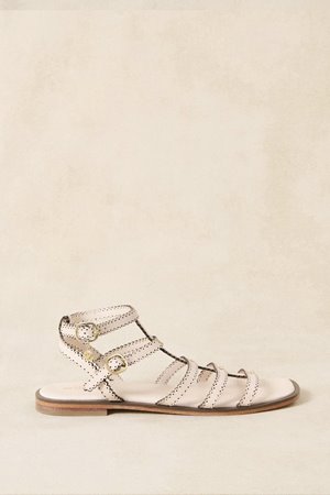 Petite Mendigote cleophee sandals ecru side