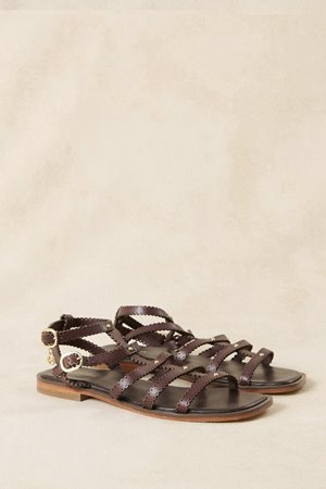 Petite Mendigote cleophee sandals brown