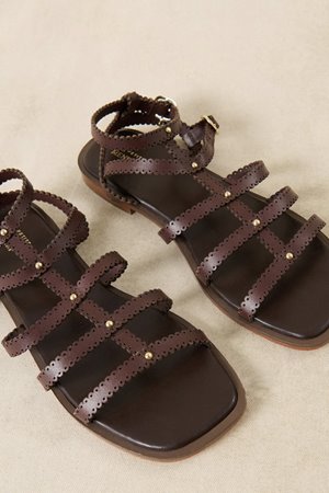 Petite Mendigote cleophee sandals brown back