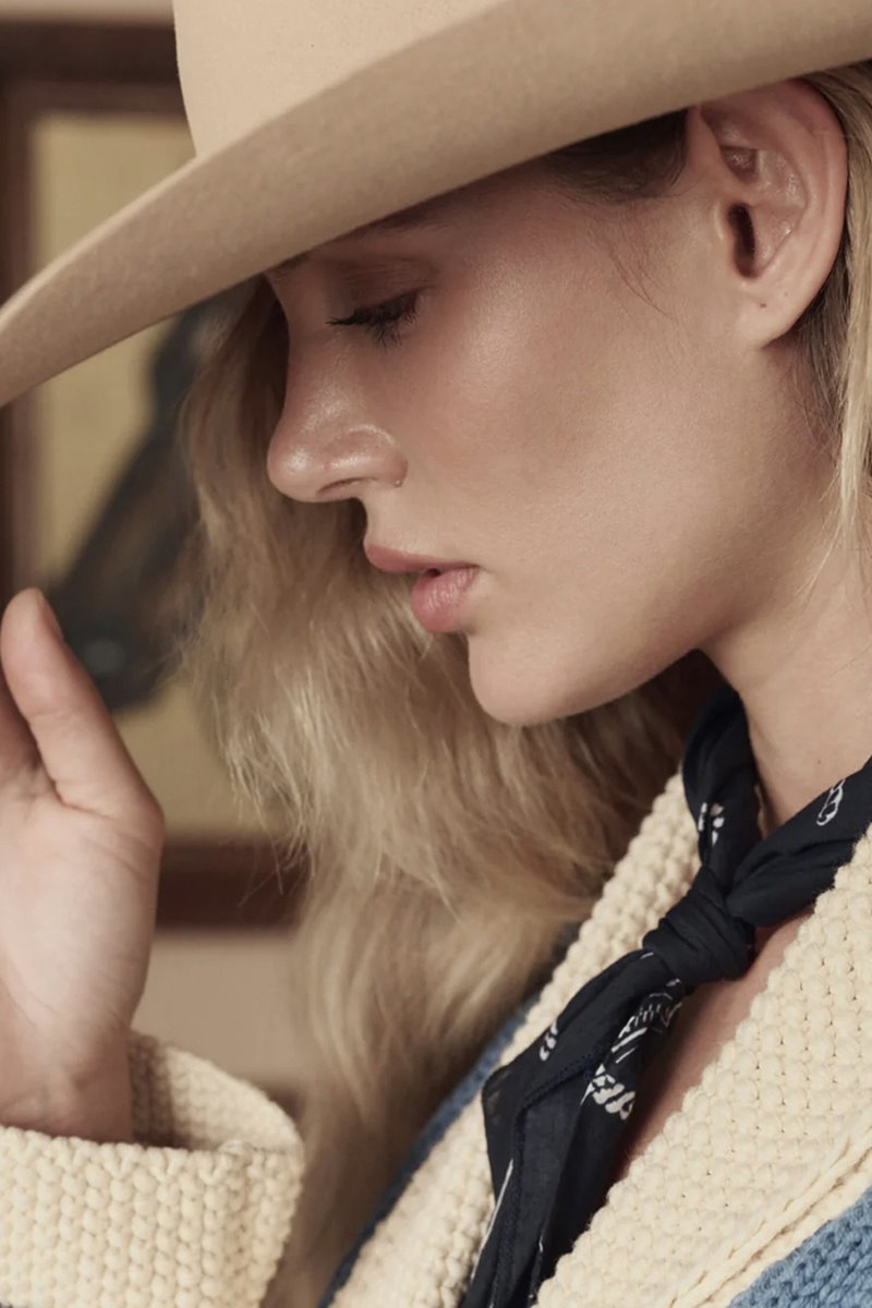 The Great the western bandana stetson navy side