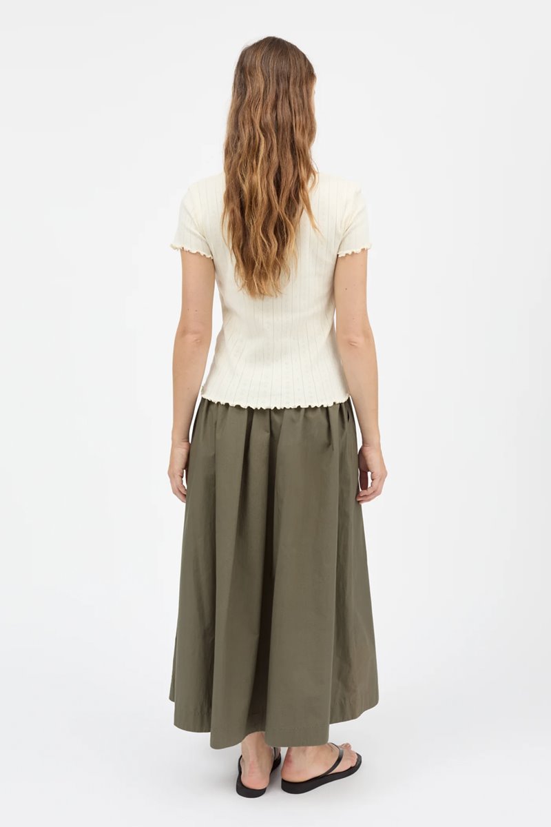 Skall Studio dagny skirt khaki  back
