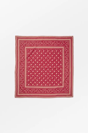 Skall Studio classic scarf  red side