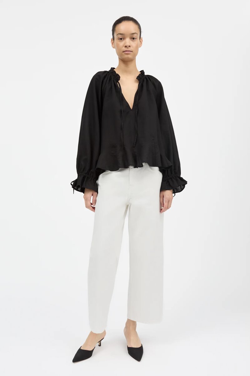 Skall Studio bendette blouse black  back