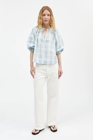 Skall Studio newmoon blouse vintage check back