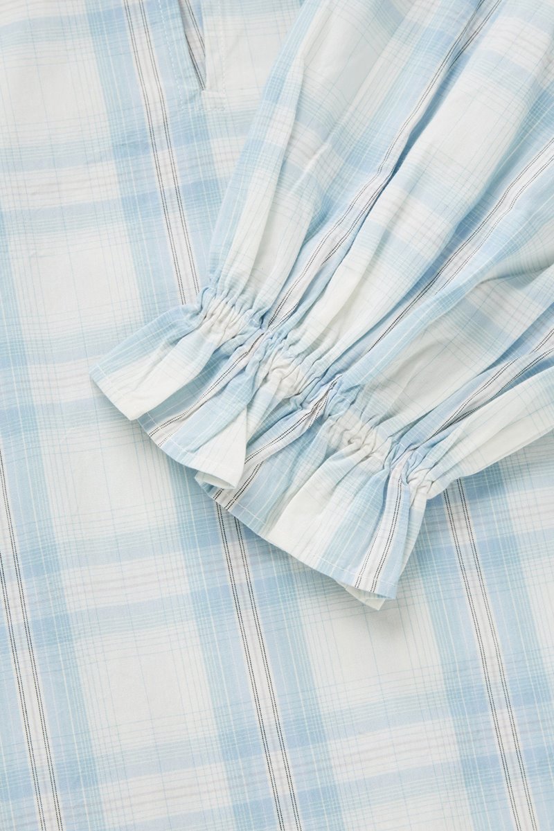 Skall Studio newmoon blouse vintage check side