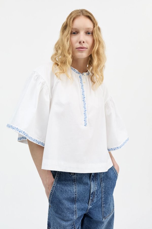 Skall Studio Bonne Blouse White