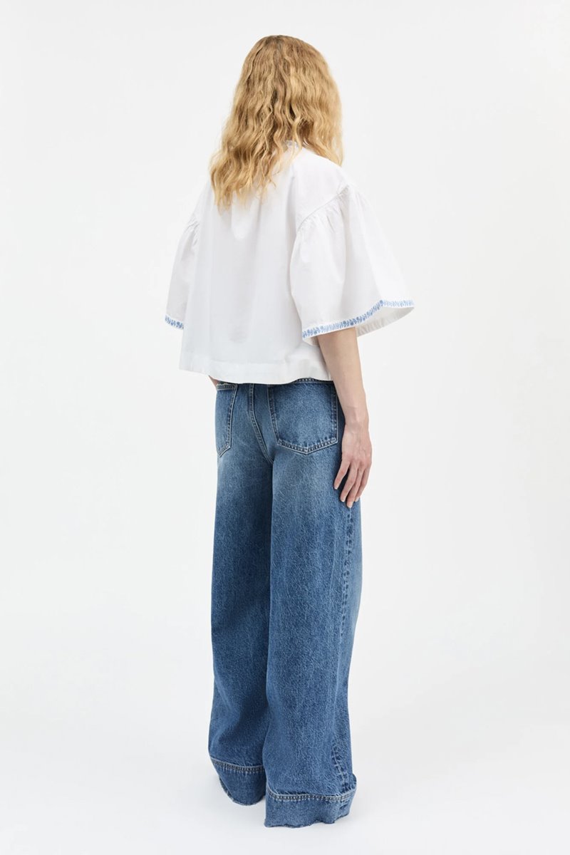 Skall Studio bonne blouse white back