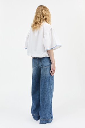 Skall Studio bonne blouse white back