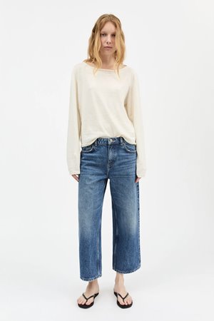 Skall Studio taylor cropped jeans  slouchy blue