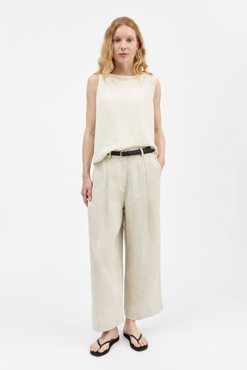 Skall Studio bob trouser light linen
