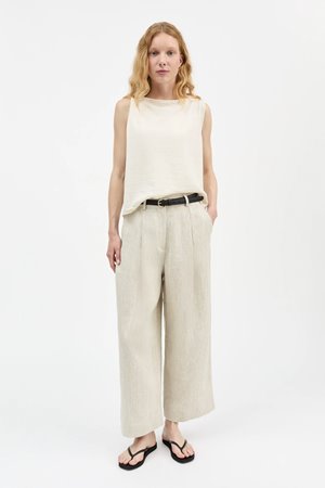 Skall Studio bob trouser light linen