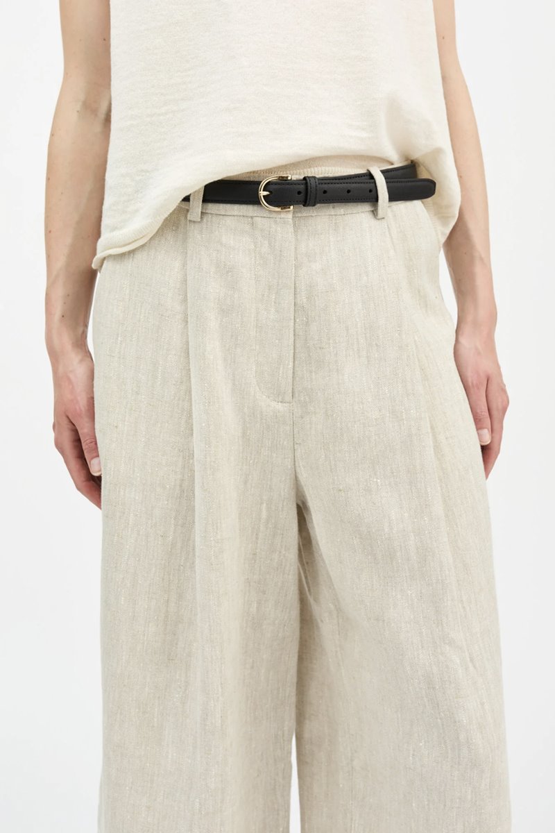 Skall Studio bob trouser light linen back