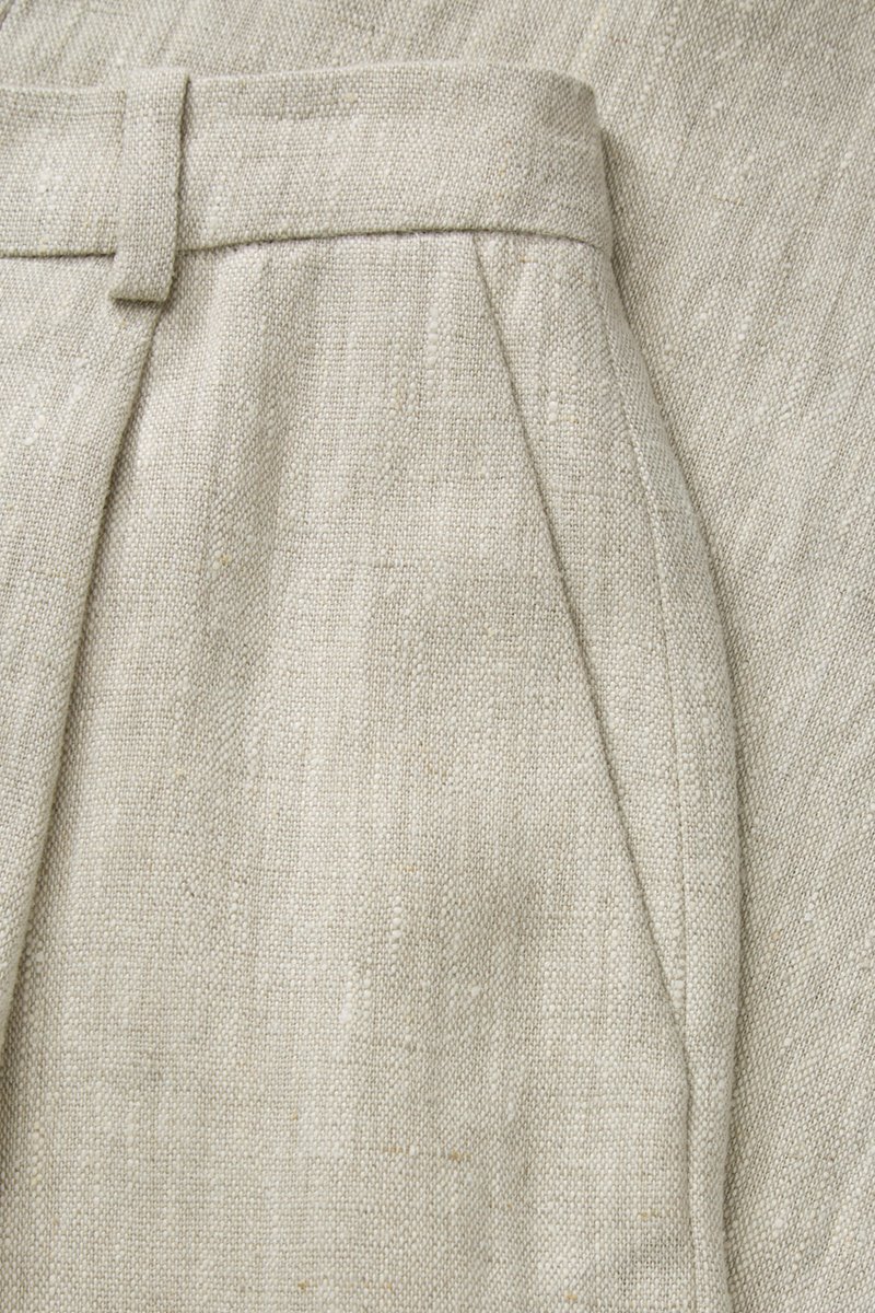 Skall Studio bob trouser light linen side