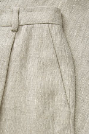 Skall Studio bob trouser light linen side