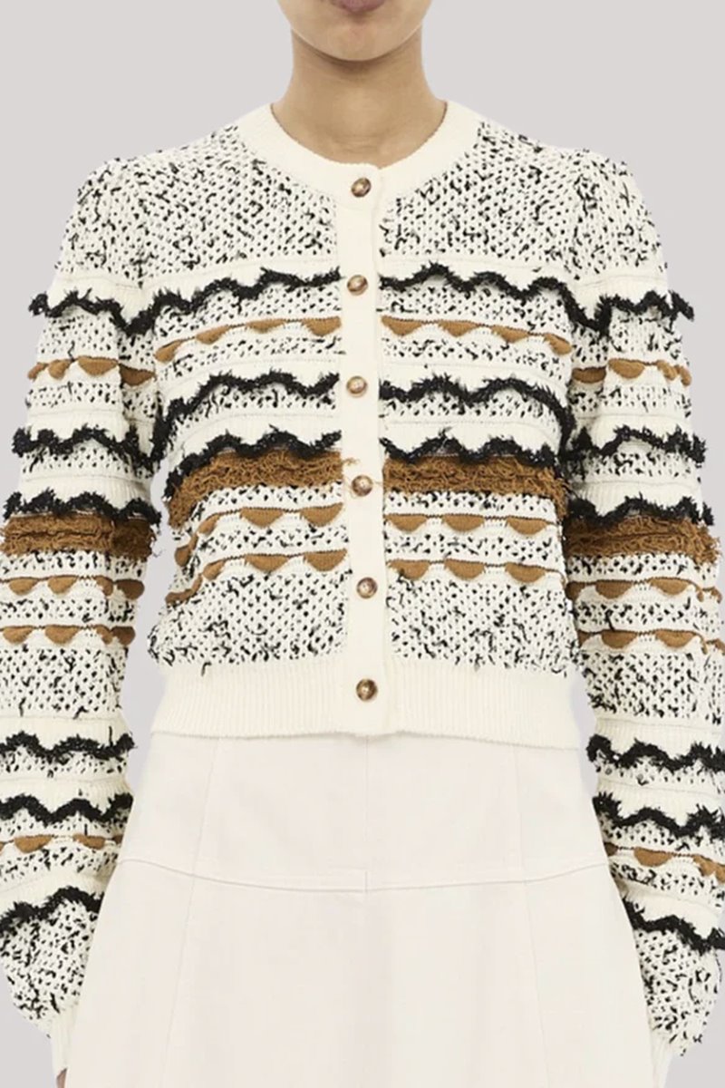 Ulla Johnson cecilla cardigan scallop back