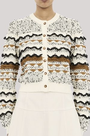 Ulla Johnson cecilla cardigan scallop back