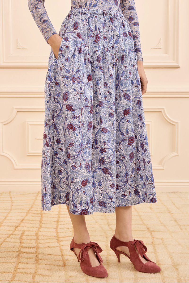 Ulla Johnson rosen skirt gardenina